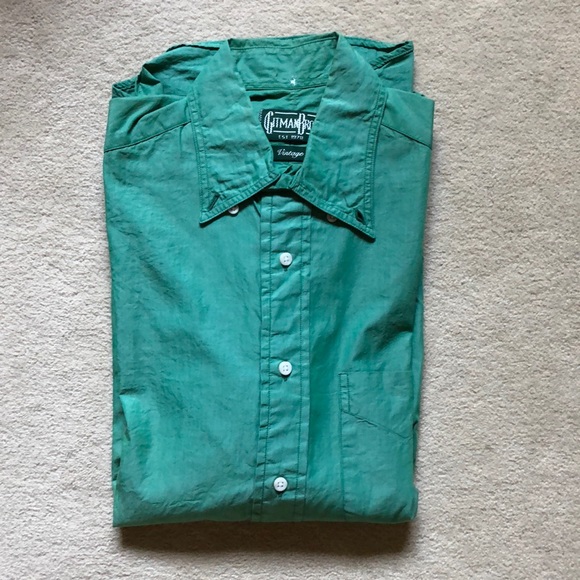 Gitman Bros green button down S - Picture 2 of 4